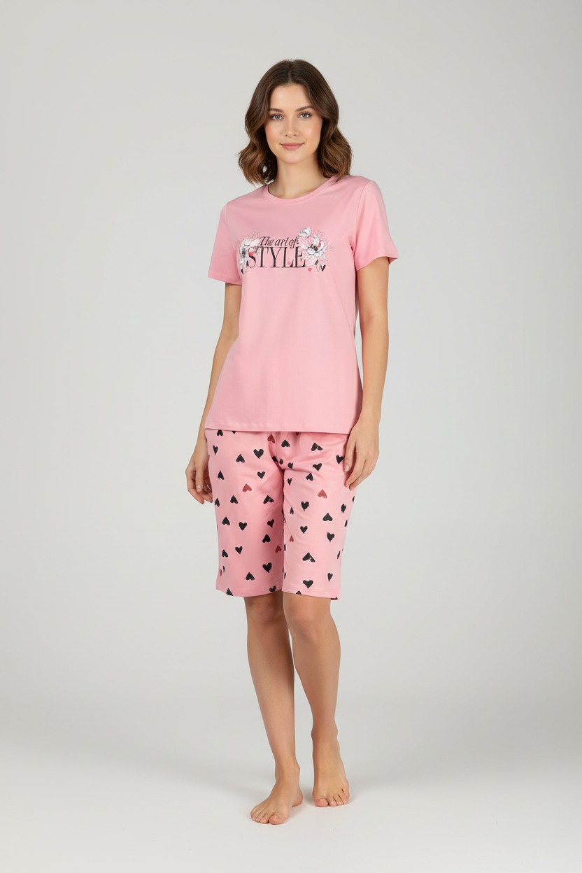 Розов дамски комплект The art of STYLЕ