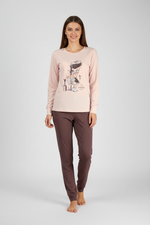 Жена в розова пижама Time to be beautiful