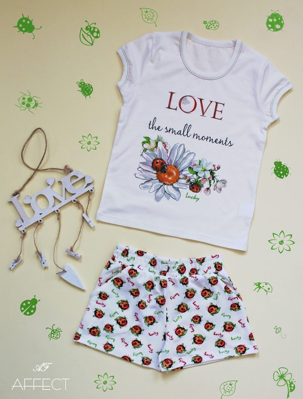 Детска пижама "Ladybug Garden"